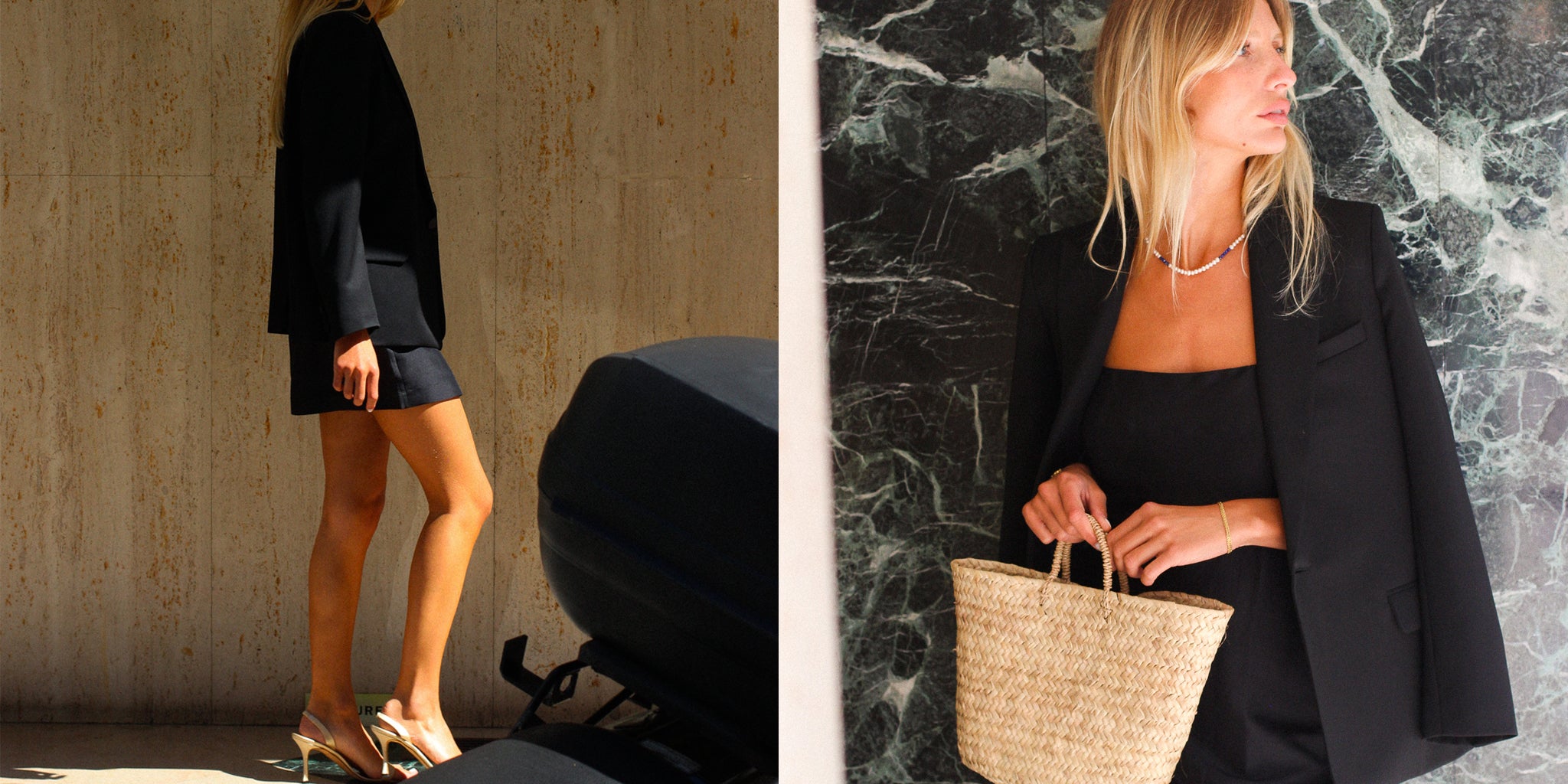 veste blazer noire pour femme